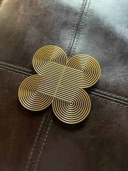 Concentric Circles 2 Retro Coaster 3d model
