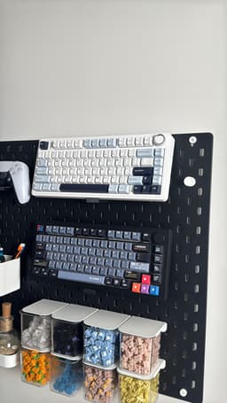 Ikea Skadis Pegboard Keyboard Controller & Accessories Holder 3d model