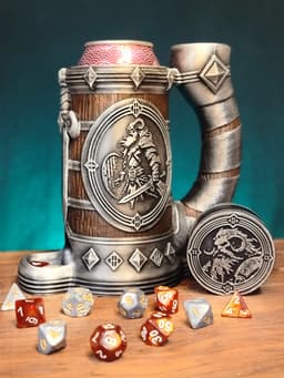 12oz. Monster Slayer can cozy dice tower 3d model