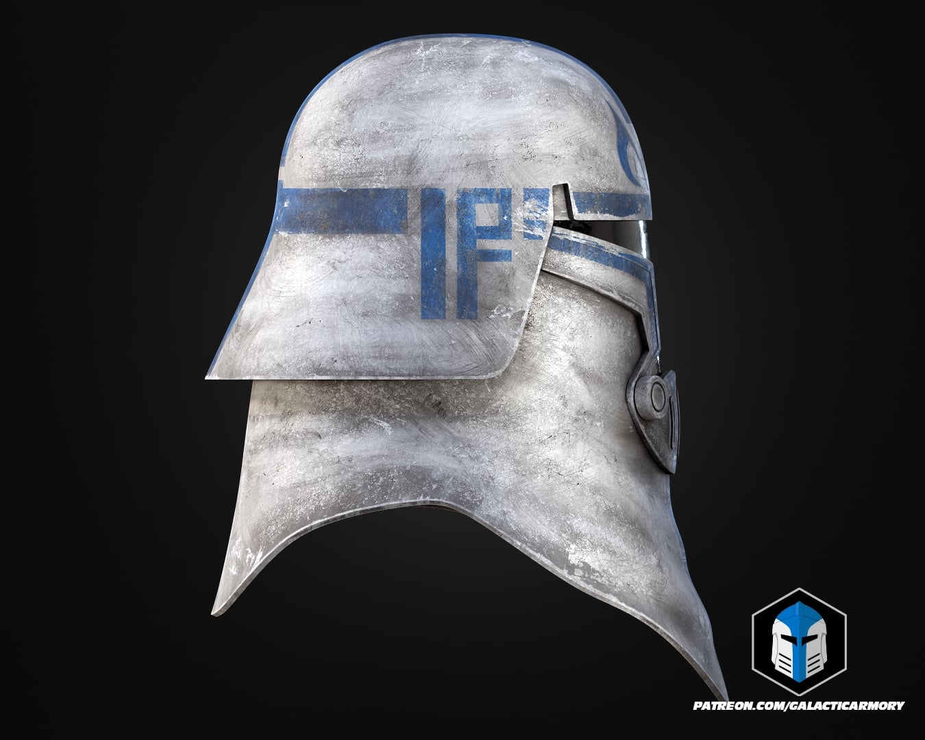 Animated Cold Assault Trooper Helmet - 3D Print Files 3d model
