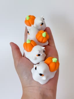 Ghosty Pumpkin Snail 3d model