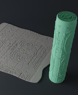 DnD terrain rollers – Symbols 3d model