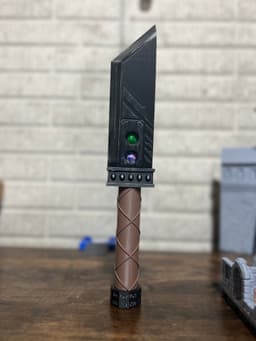 Buster Sword Dice Holder 3d model