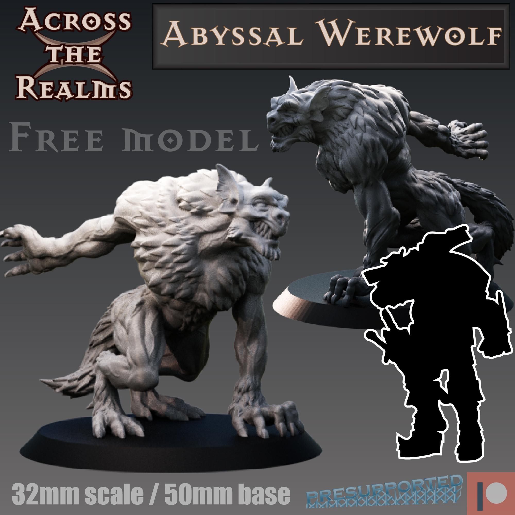 Abyssal Werewolf 3d model