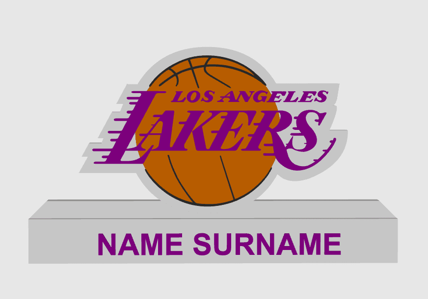 Los Angeles Lakers.3mf 3d model