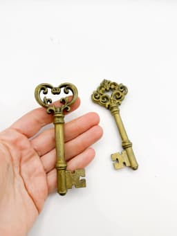 Vintage Ornate Skeleton Keys 3d model