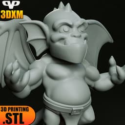 Gargoyles Broadway Chibi STL for 3D Printing ChibiSTL 3DXM 3d model