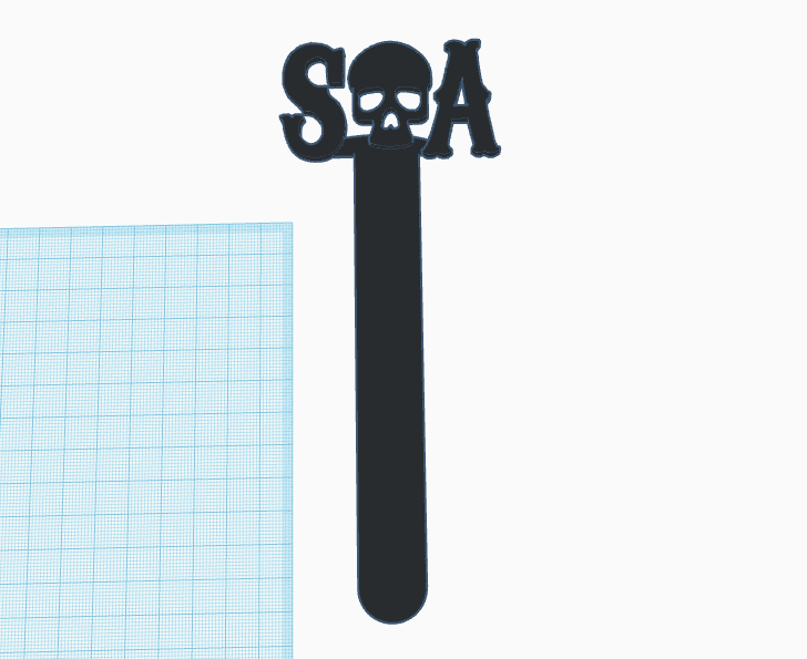 Sons of Anarchy Bookmark 3d model