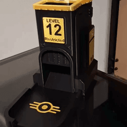Fallout Dice Tower Can Holder 3d model