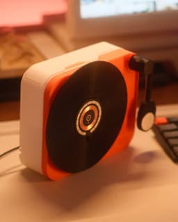 Record player charging station (iPhone MagSafe & Apple Watch) 3d model