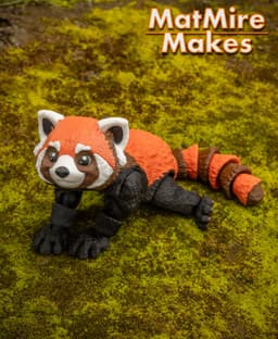 Red Panda - Articulated Figure 3d model