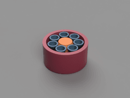 Print-in-Place Roller Bearing 3d model