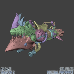 Jinx Rhino Launcher Arcane League Of Legends 3d model