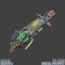 Jinx Rhino Launcher Arcane League Of Legends 3d model