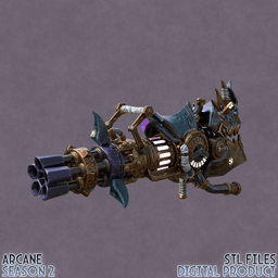 Jinx Rhino Launcher Arcane League Of Legends 3d model