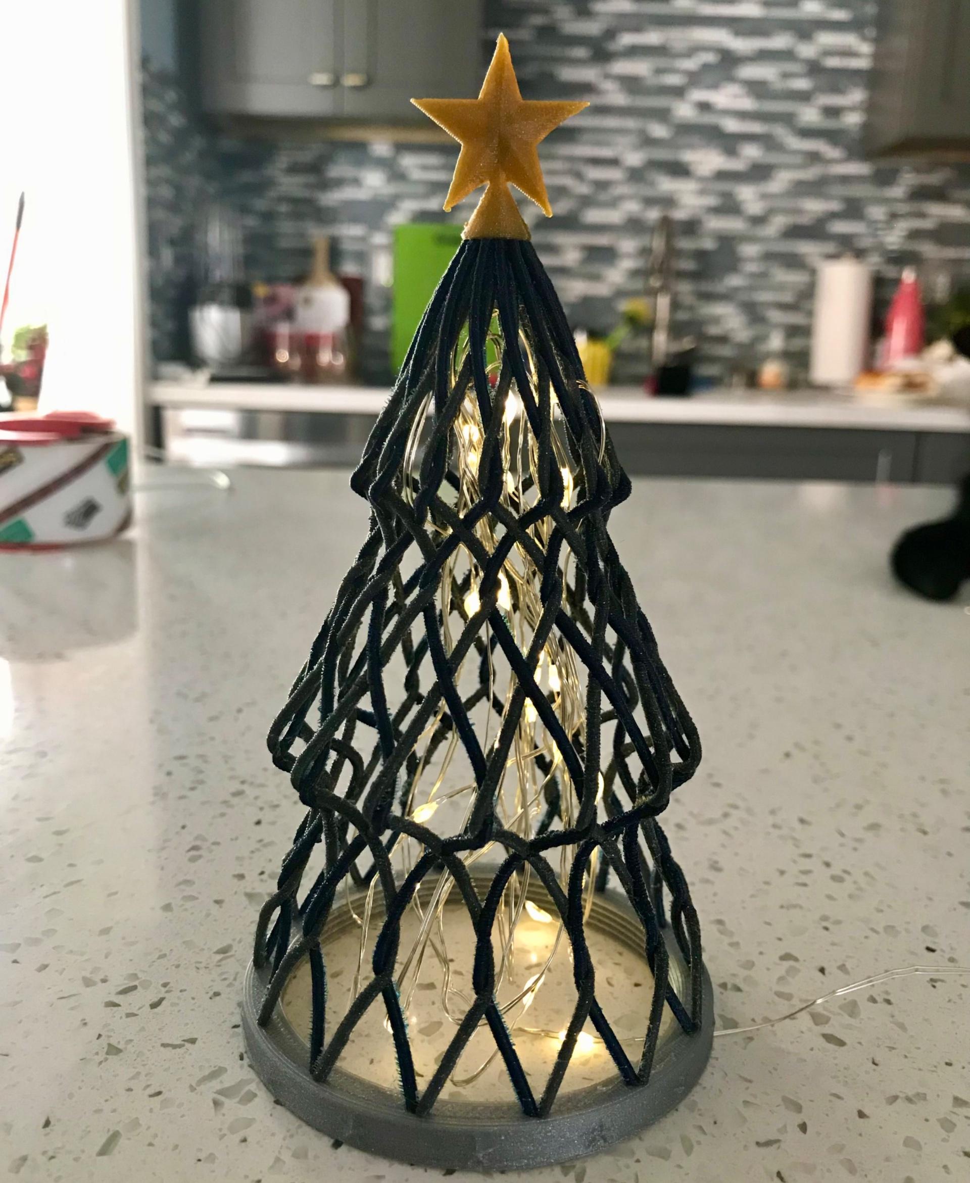 Vine Christmas Tree - Just add lights! - 3d model