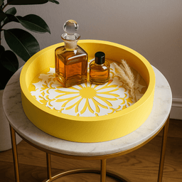 Lisbon Tray — Elegant Geometric Accent 3d model