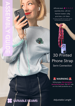 Phone Lanyard – Modular 3D-Printed Accessory 3d model