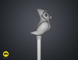 Hunter’s Flapjack Palisman Staff – The Owl House 3d model