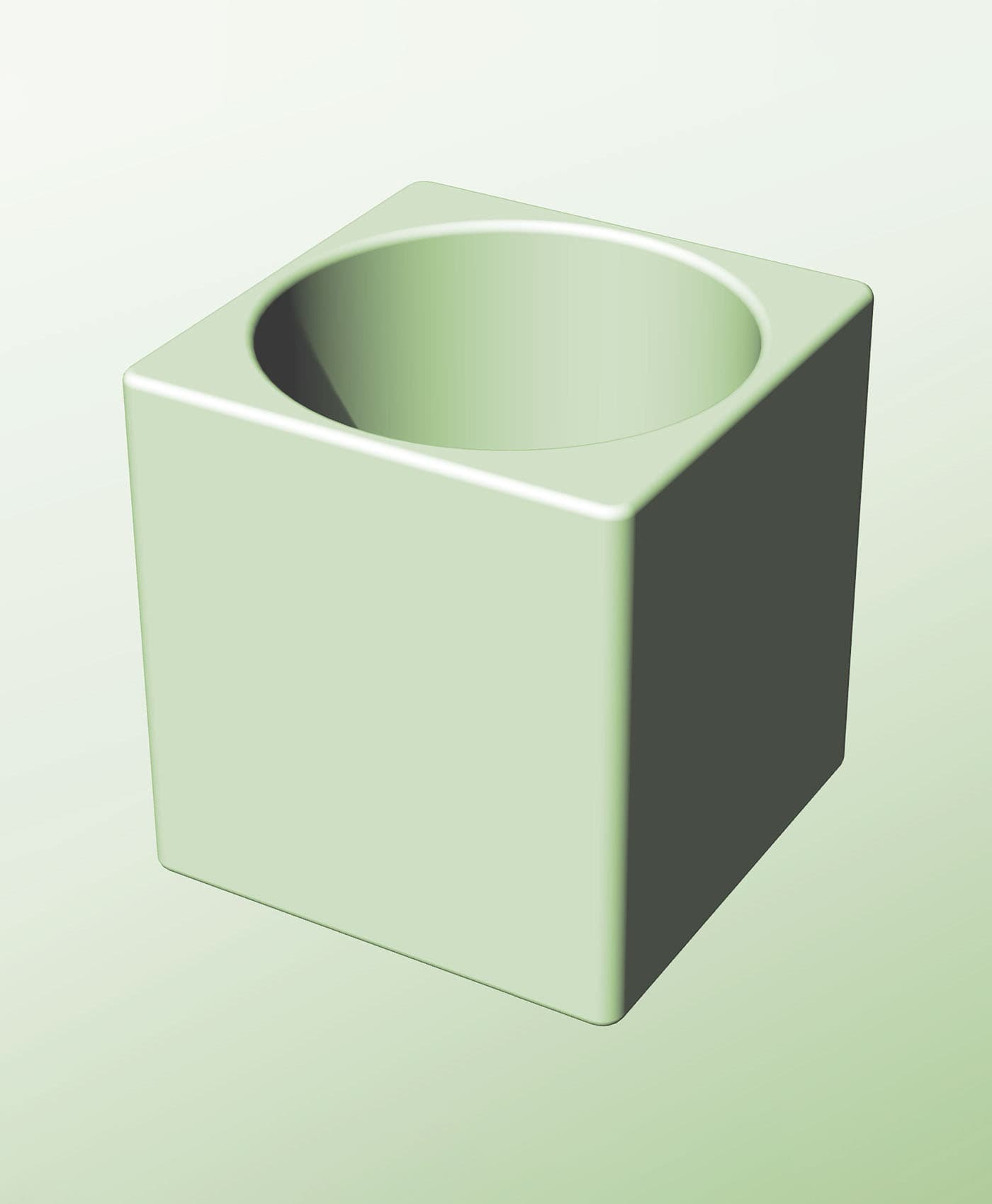 CS128-150 Stacking module bin for modern home decor 3d stl file 3d model
