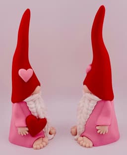 Coat Gnome -Hearts Bare Feet 3d model