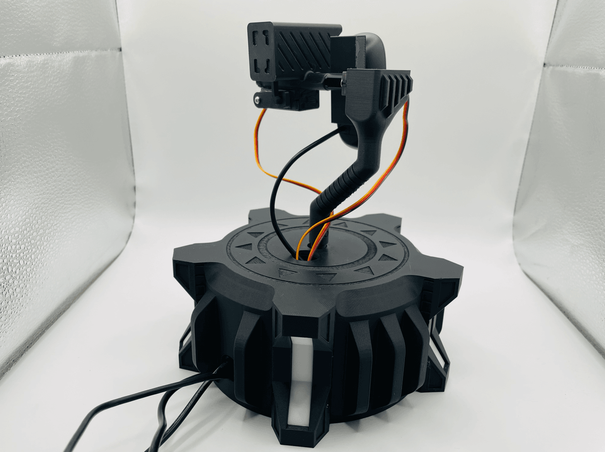 Sentinel Auto turret - Arduino Raspberry Autonomous Mechanical Nerf Blaster DIY Maker Project 3d model