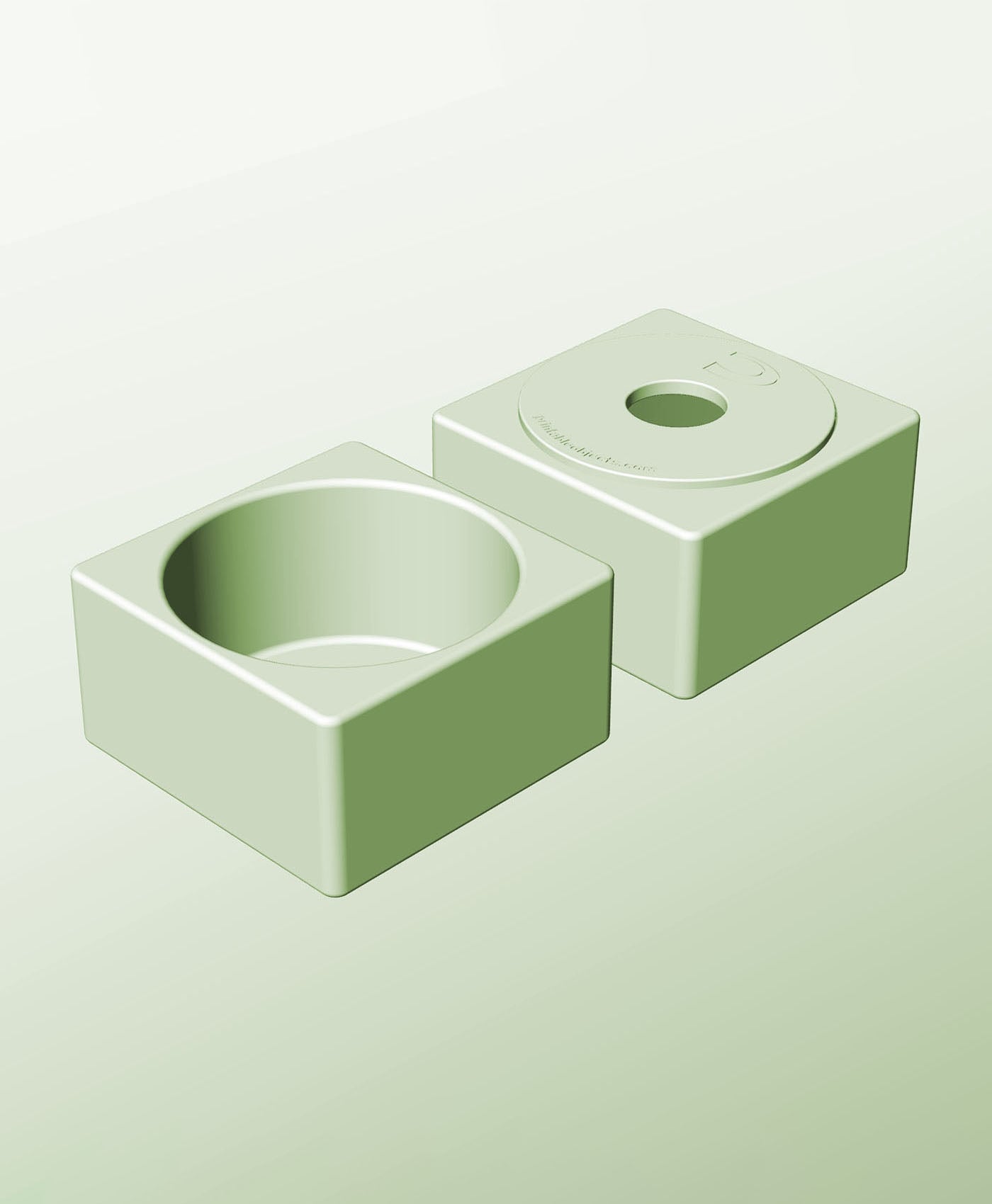 CS128-75-P Stackable pierced component box for creative makers 3d model