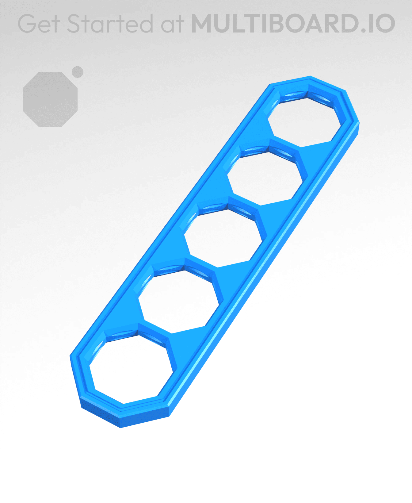 5 MU Big Holes, Bar 3d model