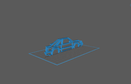 Ford - Mustang SVO Wall Art 3d model