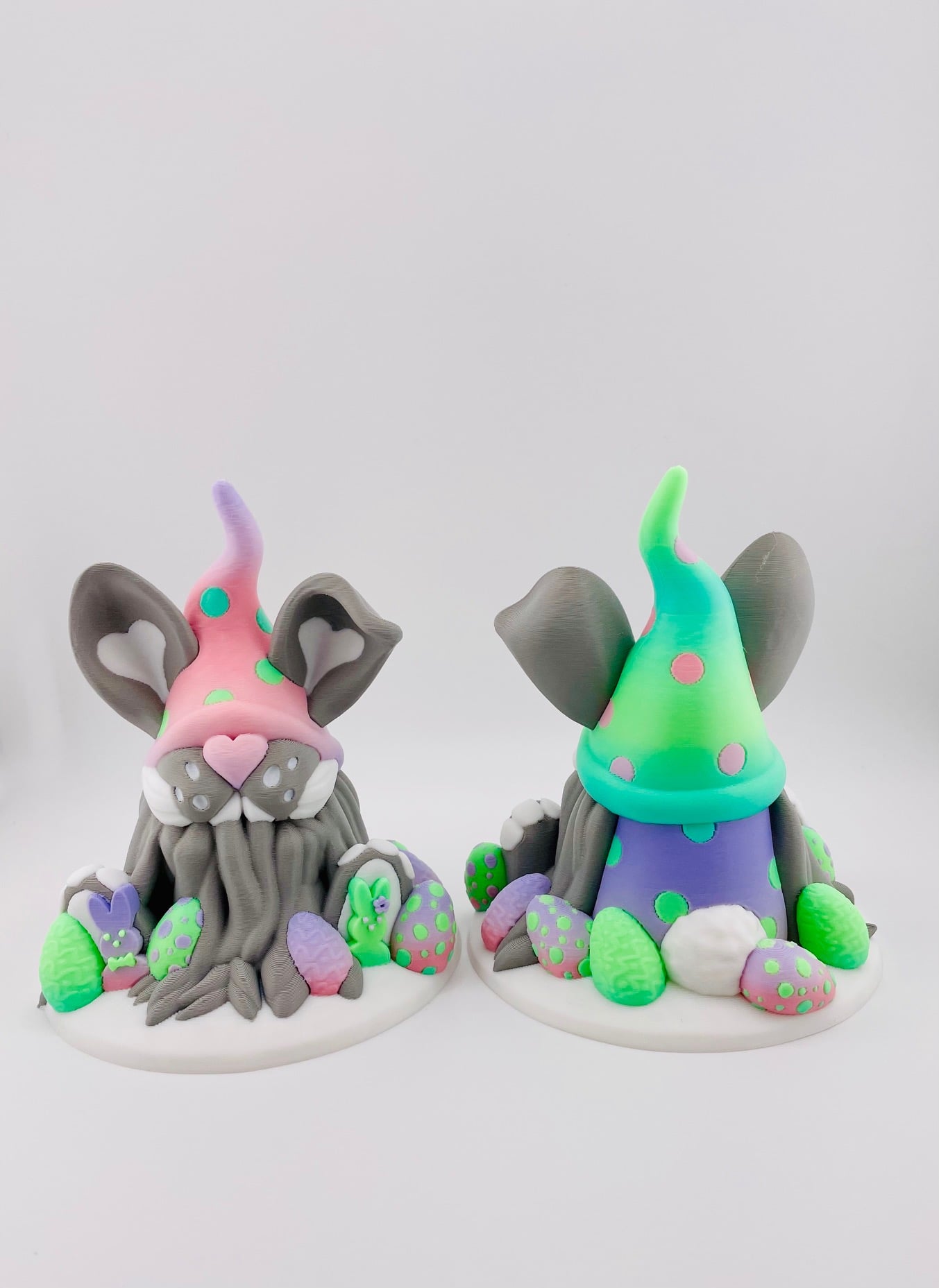 Easter Bunny Gnome with Candy 3d model