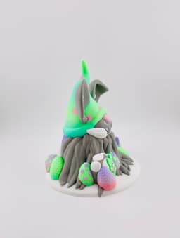 Easter Bunny Gnome with Candy 3d model