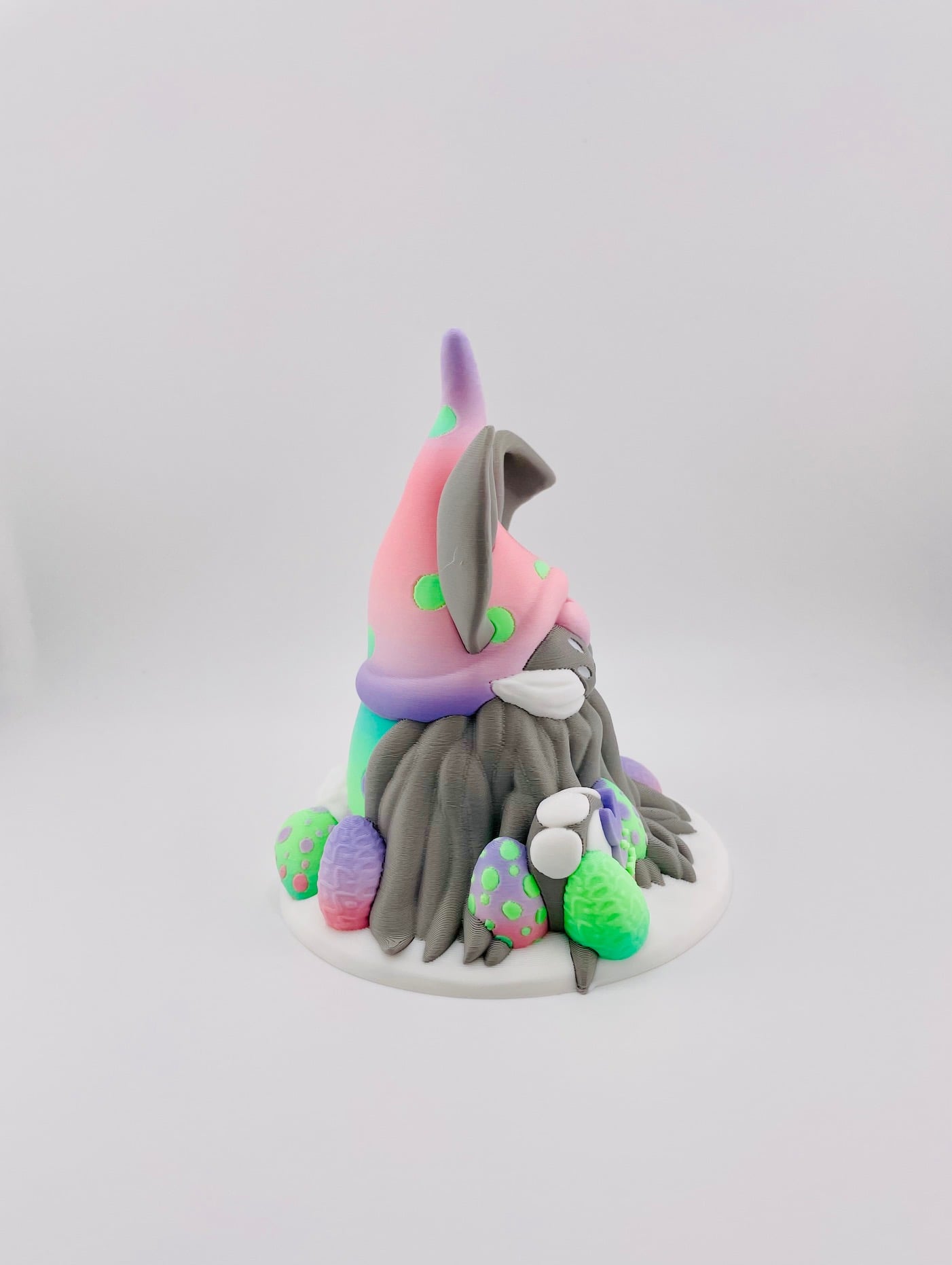 Easter Bunny Gnome with Candy 3d model