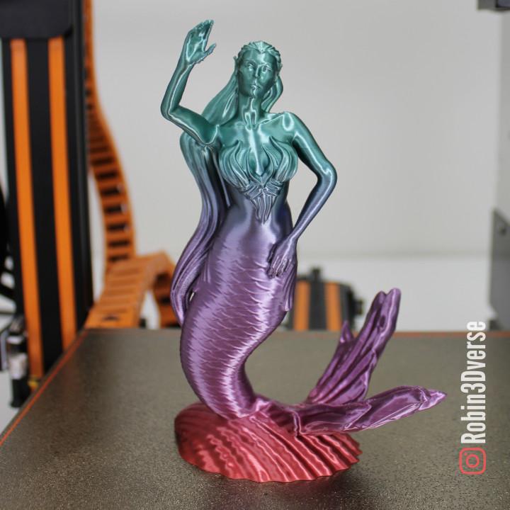 Mermaid Support-Free Remix 3d model
