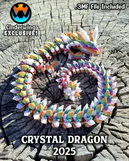 Crystal Dragon 2025 3d model