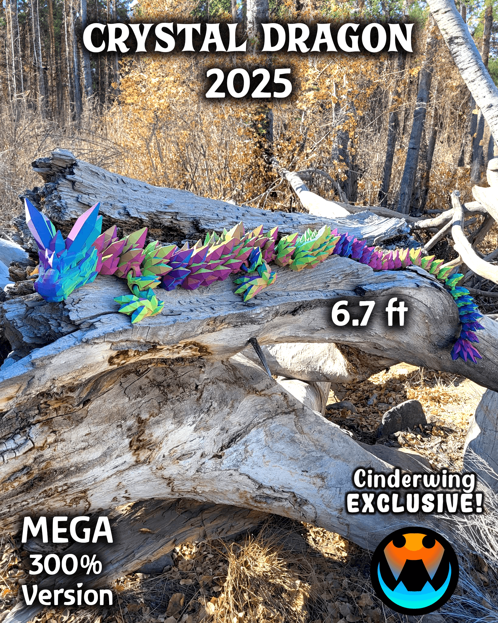 Crystal Dragon 2025 3d model