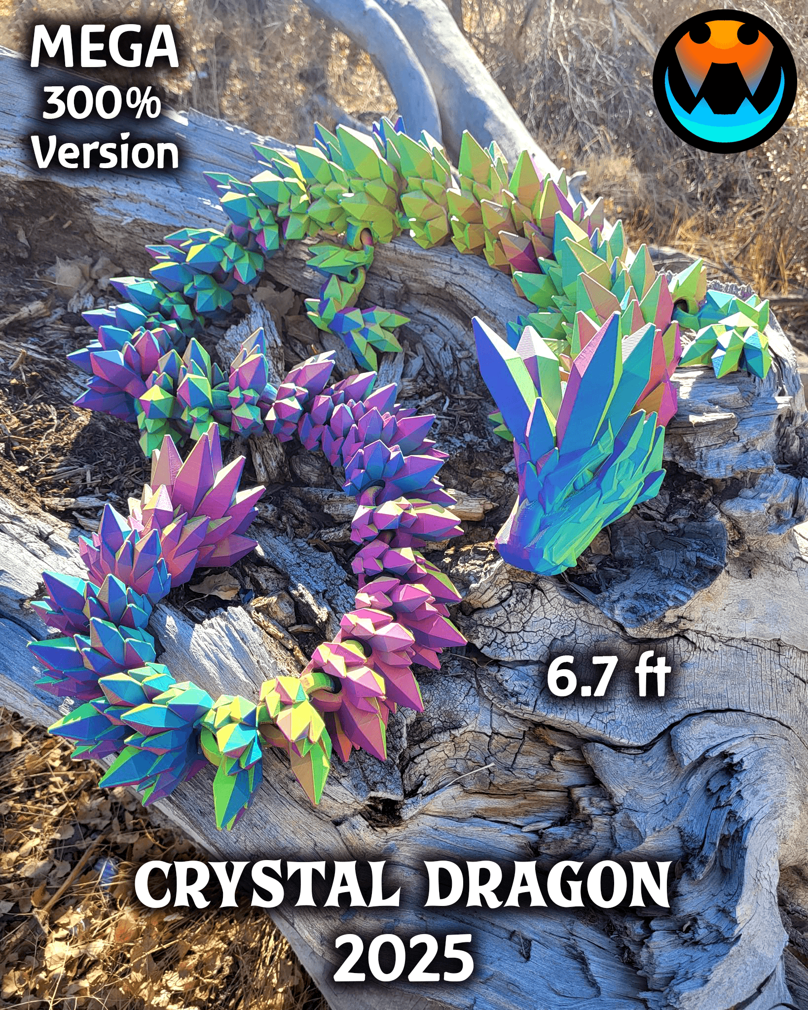 Crystal Dragon 2025 3d model