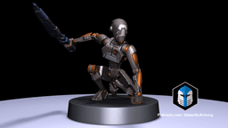 1:48 Scale Battle Droid Army - BX Commando Droids - 3D Print Files 3d model