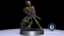 1:48 Scale Battle Droid Army - BX Commando Droids - 3D Print Files 3d model
