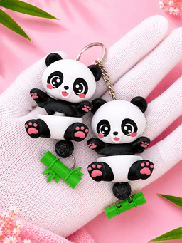 Cute Flexi Baby Panda Toy / Keychain - FREE 3d model