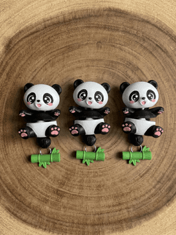 Cute Flexi Baby Panda Toy / Keychain - FREE 3d model