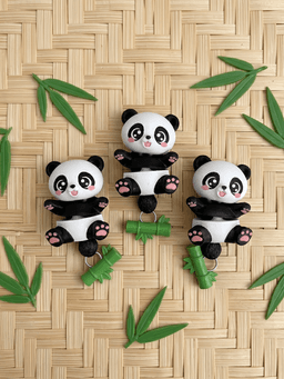 Cute Flexi Baby Panda Toy / Keychain - FREE 3d model