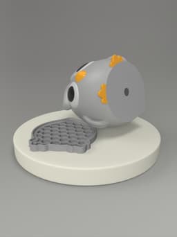 Mini Owl Animal Planter 3d model