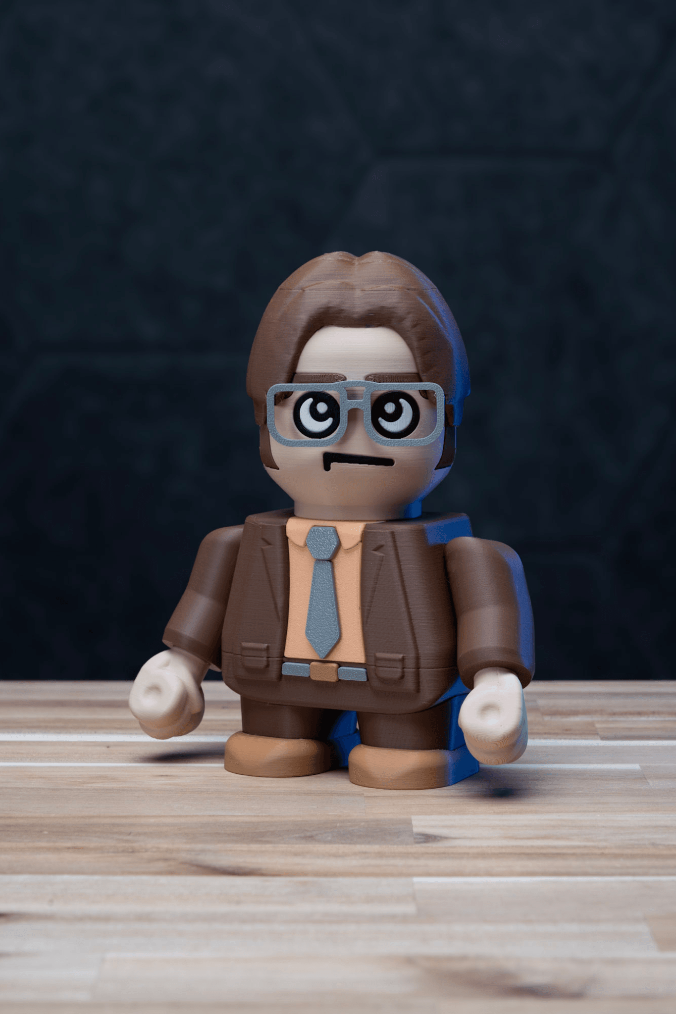 Chunky Dwight Shrute - The Office Kit | No Supports, No AMS, No Glue 3d model