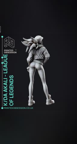 KDA Akali - LEAGUE OF LEGENDS - 30 cm model. 3d model