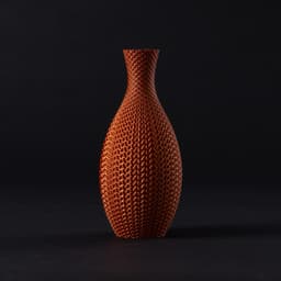 Minimalist Vase with Braided Motif (vase mode) 3d model