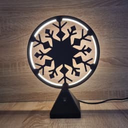 Ring LED Lamp - Set 8 - 10 interchangeable faces 3d model