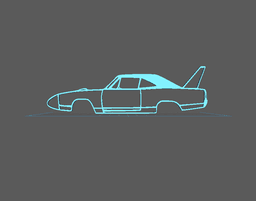 Playmouth - Superbird Wall Art 3d model