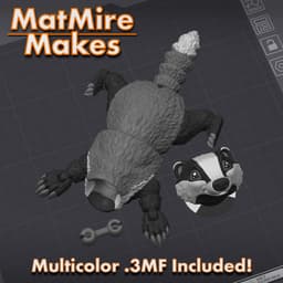 Badger - Articulated Figure 3d model