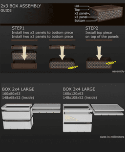 PatternBox - Large box collection 3d model