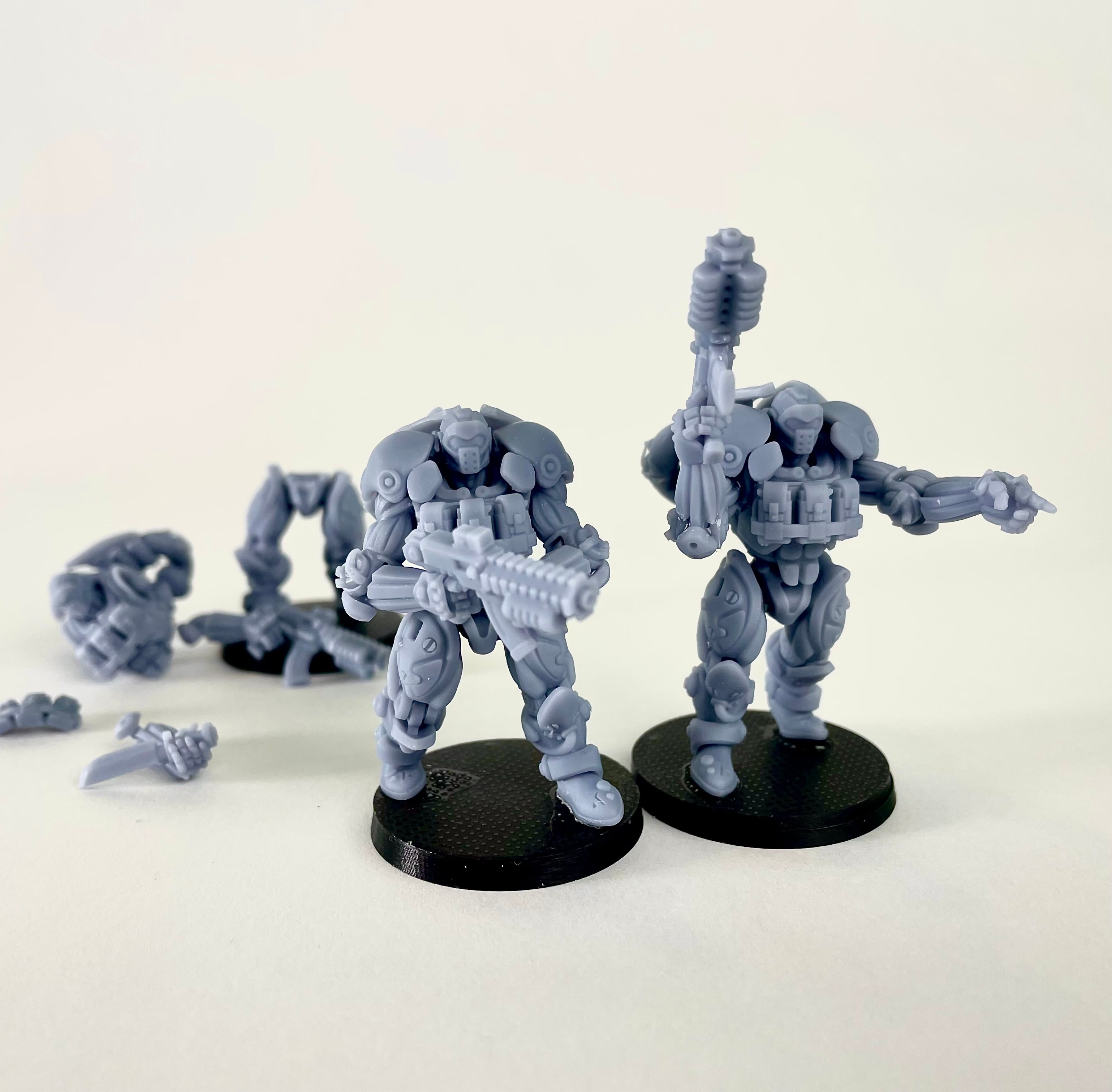 Cyber Warrior Rifle Infantry Unit 3d model